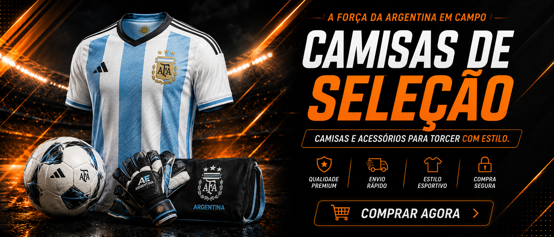 Banner Seleção Argentina